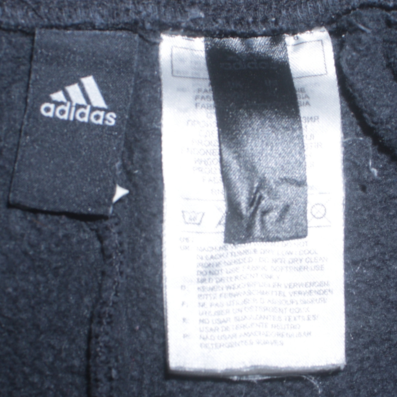 Adidas Men's Black Jogger Trousers Size M Tapered Fit