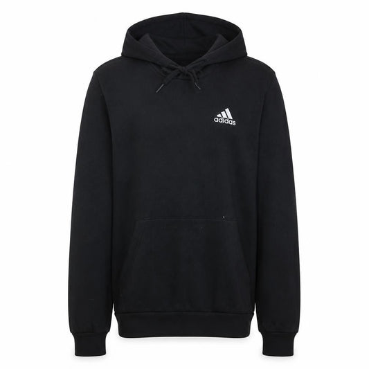 Adidas Mens Black XS Pullover Hoodie Fleece Logo Sportswear