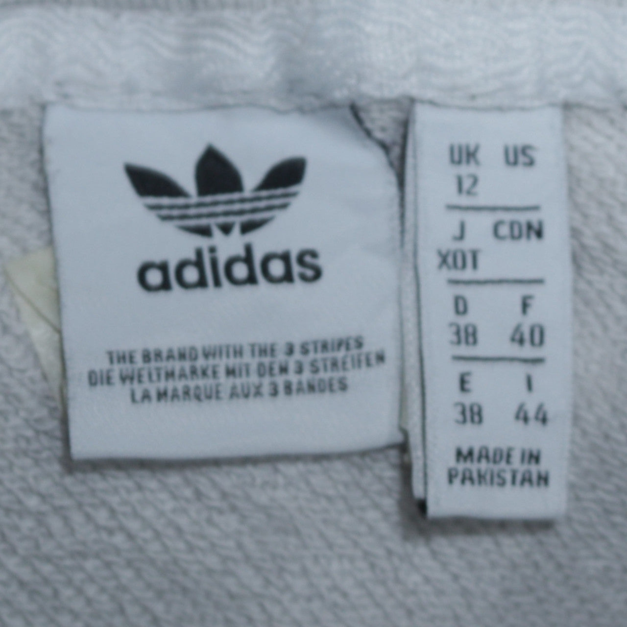Adidas Womens White Pullover Hoodie Size 12 Long Sleeve Logo Design