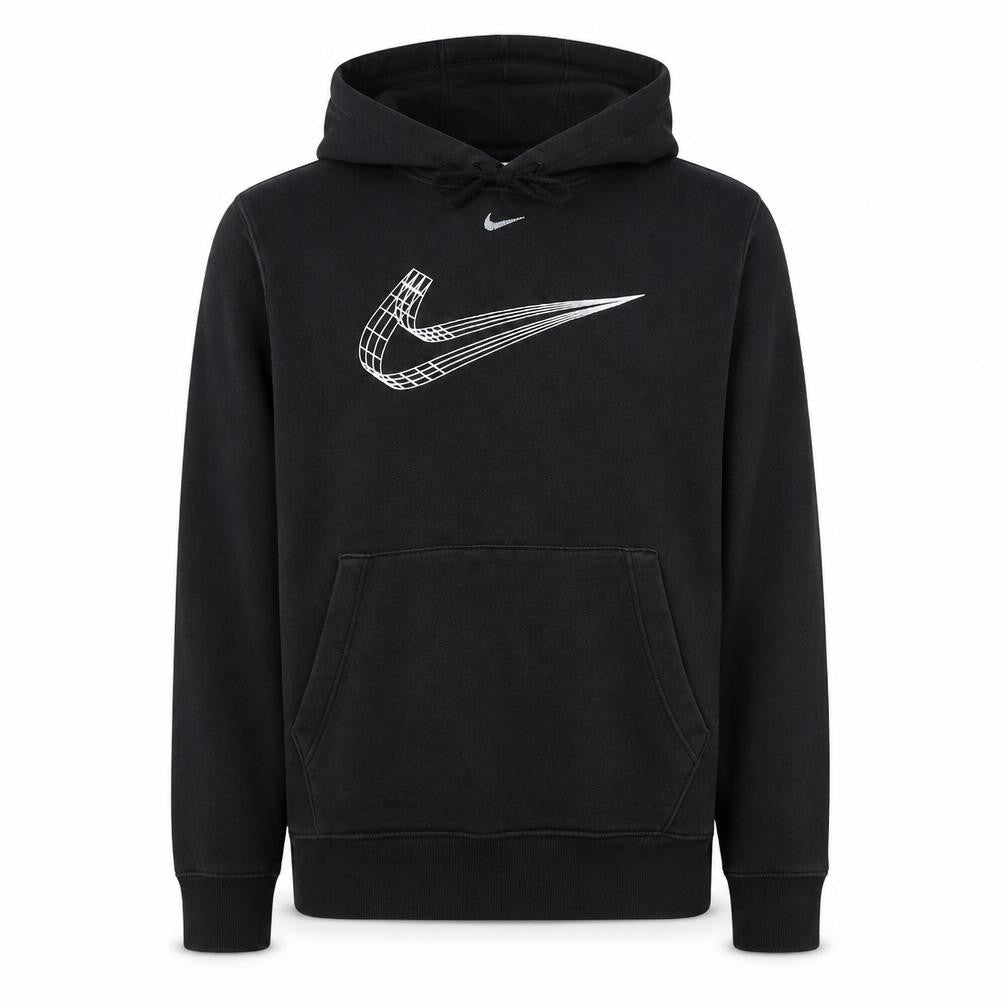 Nike Men's Black Pullover Hoodie Small Graphic Logo Sportswear
