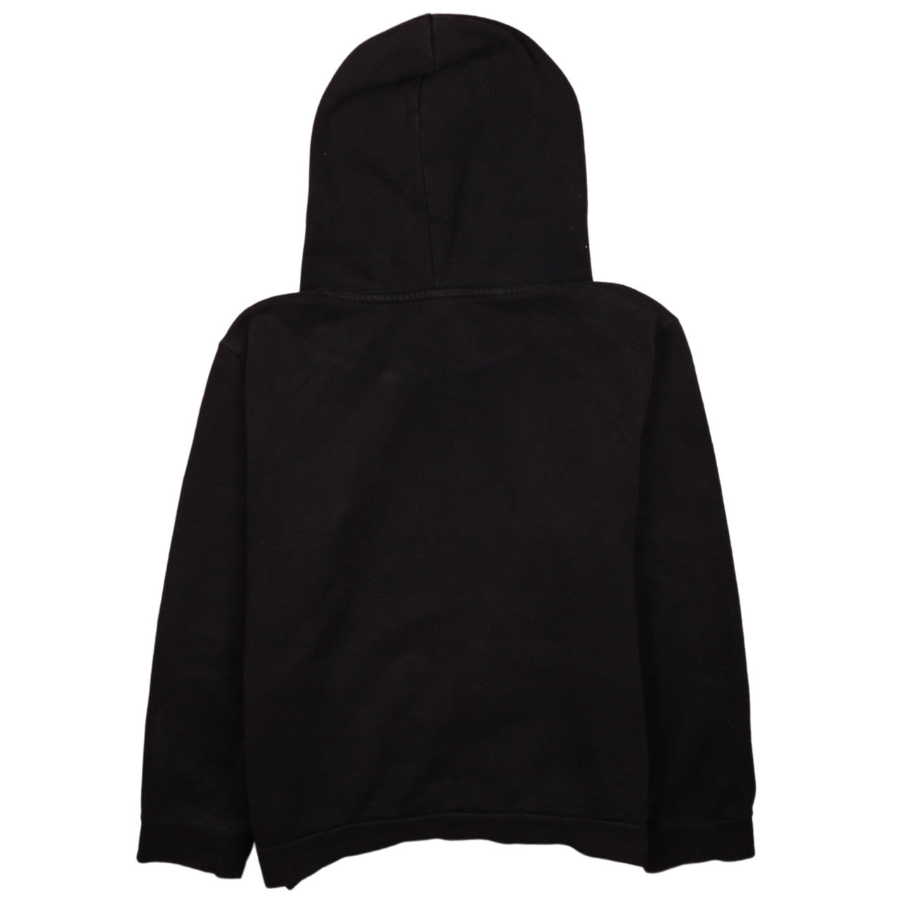 Adidas Women's Black Pullover Hoodie Size L 16-18 Logo Print Sportswear