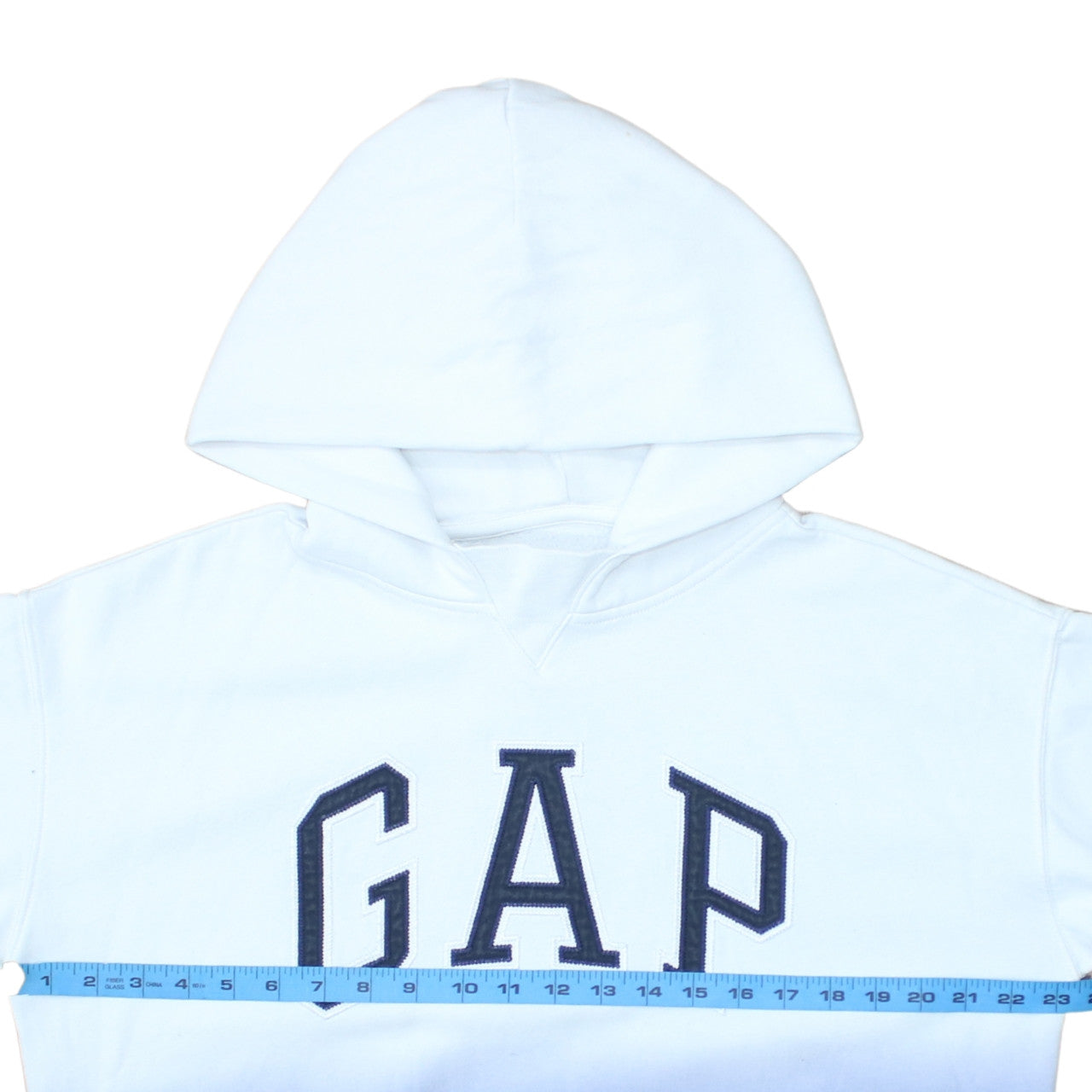 GAP Teen Blue Ombre Hooded Pullover Sweatshirt 14-16 Cotton Blend
