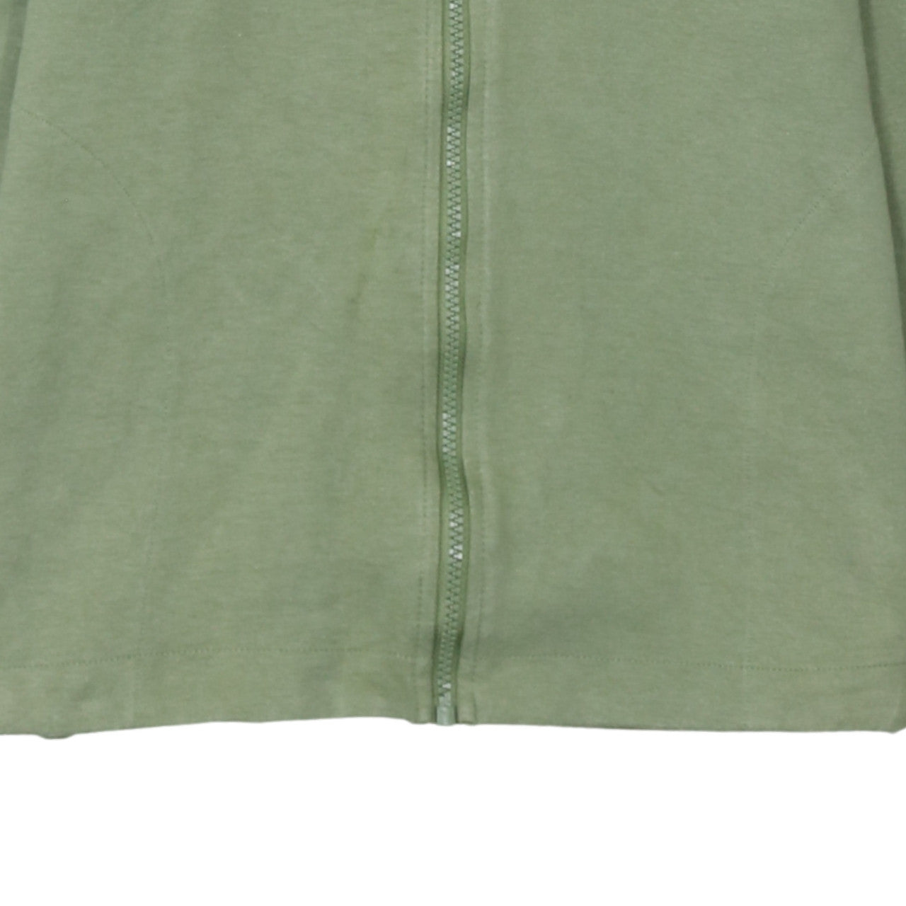 Nike Men's Green XS Full Zip Hoodie Lightweight Cotton Blend