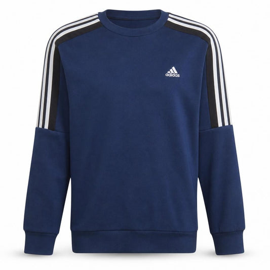 Adidas Men’s Blue Crew Neck Pullover Sweatshirt M Regular Fit