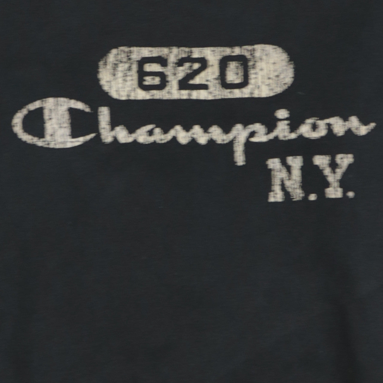 Champion Men’s Black Crew Neck Pullover Sweatshirt Small