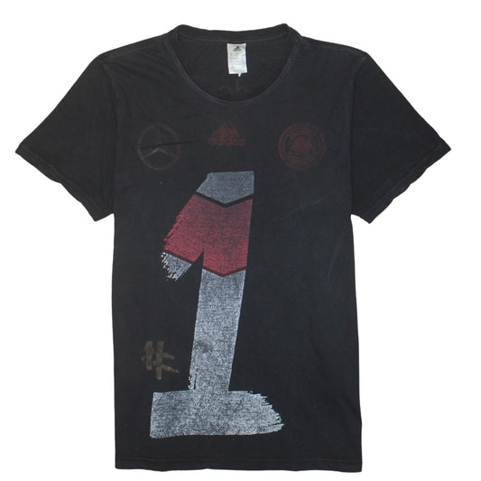 Adidas Men's Black XL Graphic Sports T-Shirt Mercedes-Benz Germany