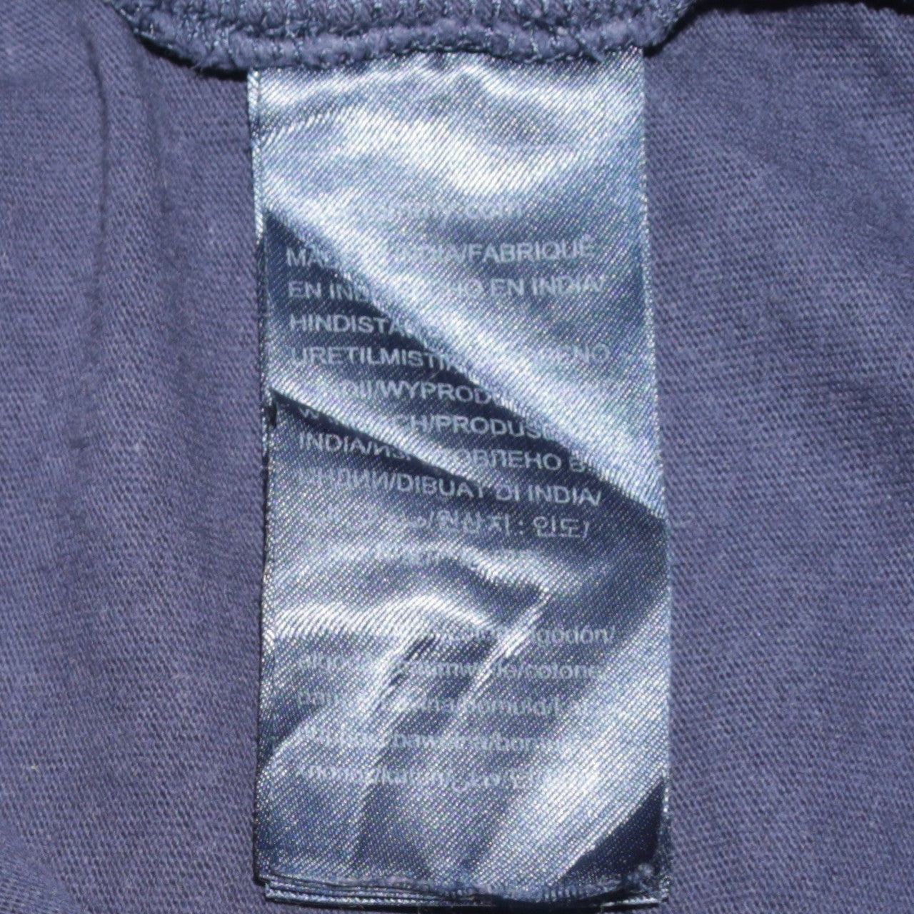 Tommy Jeans Men's Navy Blue Small Crew Neck Cotton T-Shirt