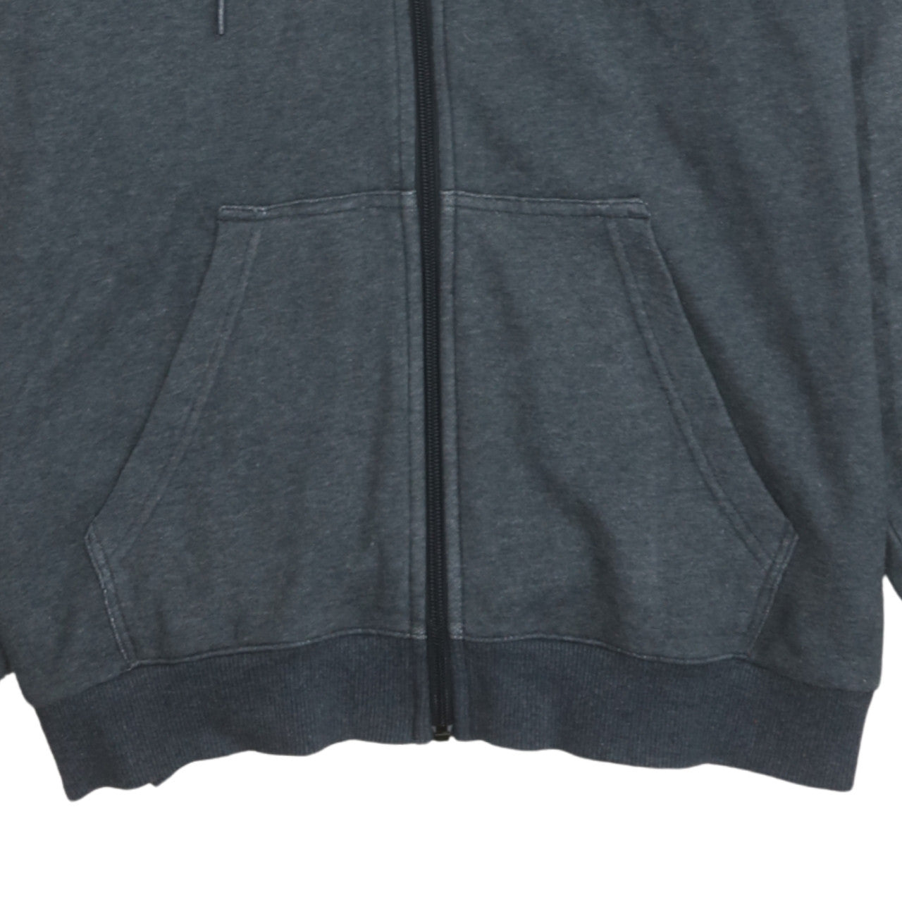 adidas Mens Grey Full Zip Hoodie Size M Regular Fit Sportswear