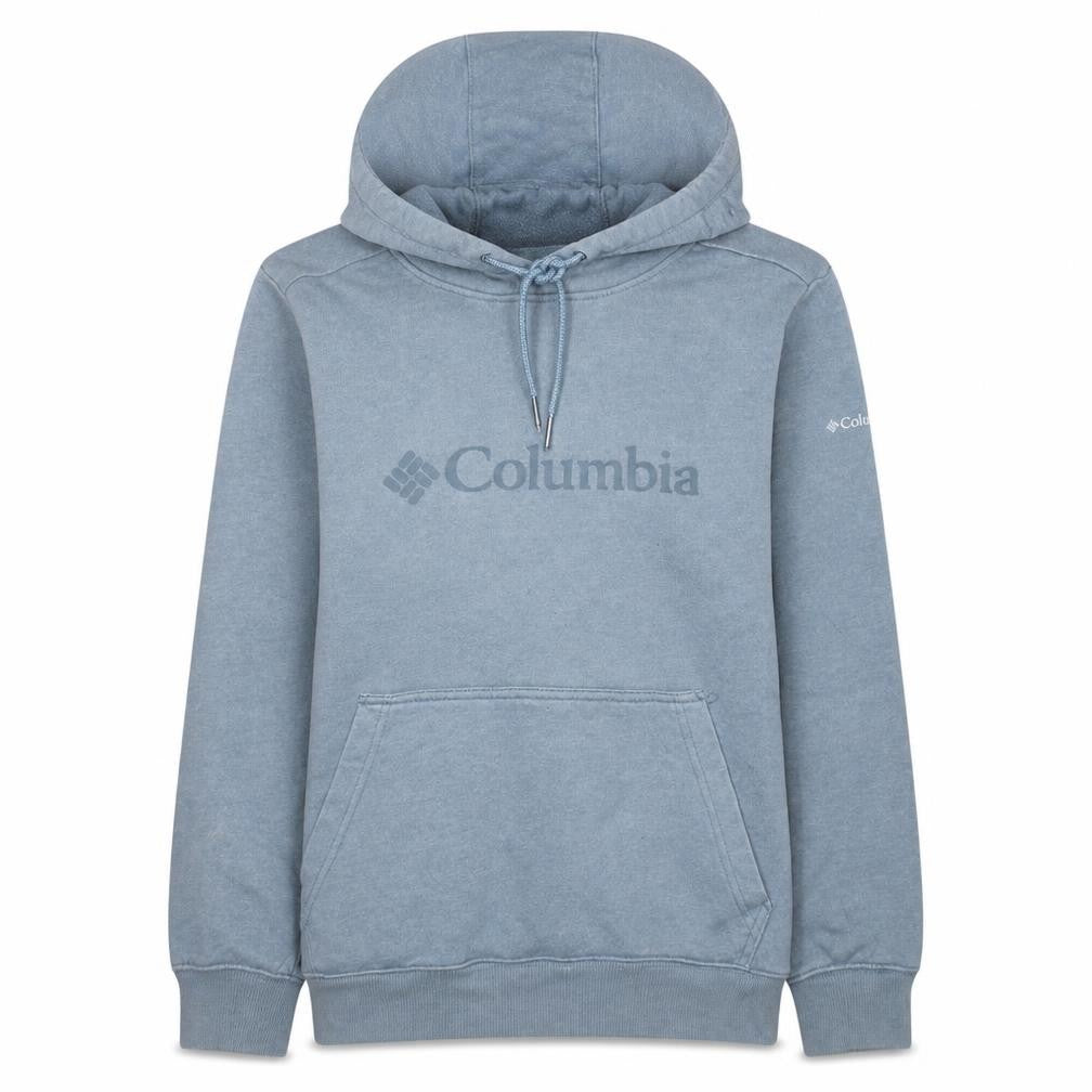 Columbia Women's Blue Pullover Hoodie Size L Cotton Blend Fleece