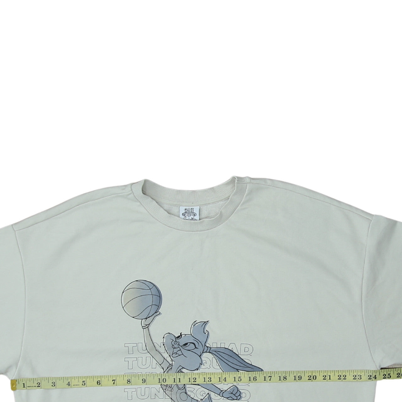 Space Jam A New Legacy Women's Beige Sweatshirt Size 8-10 Crew Neck