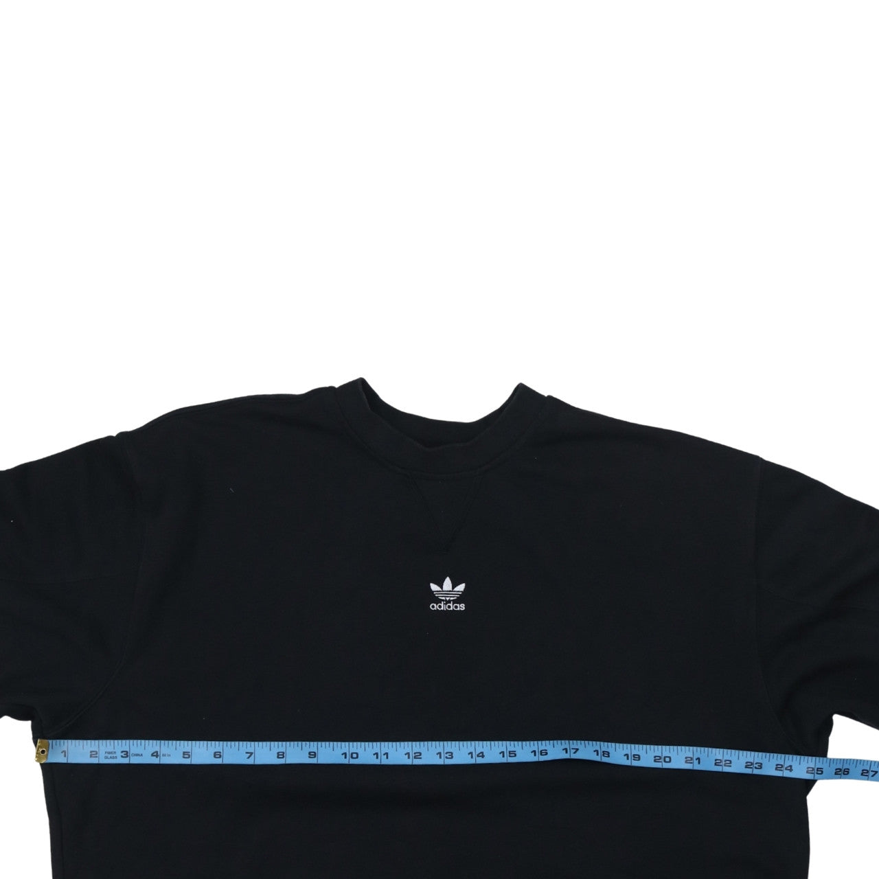 Adidas Women Black Size 10 Crew Neck Pullover Sweatshirt