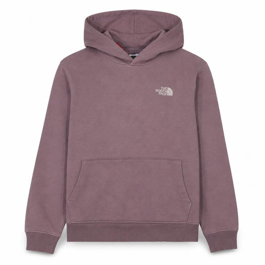 The North Face Girls Purple XL Pullover Hoodie with Logo Print