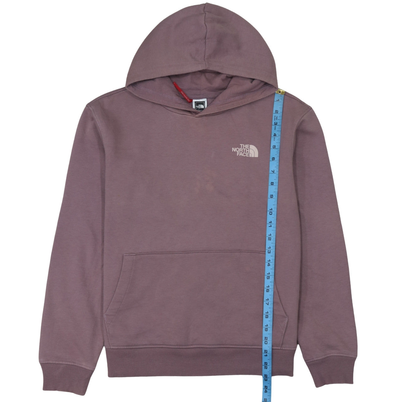 The North Face Girls Purple XL Pullover Hoodie with Logo Print