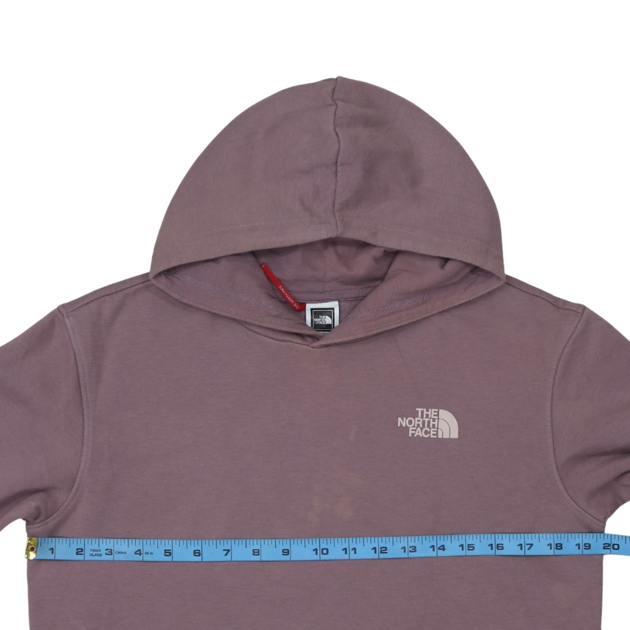 The North Face Girls Purple XL Pullover Hoodie with Logo Print