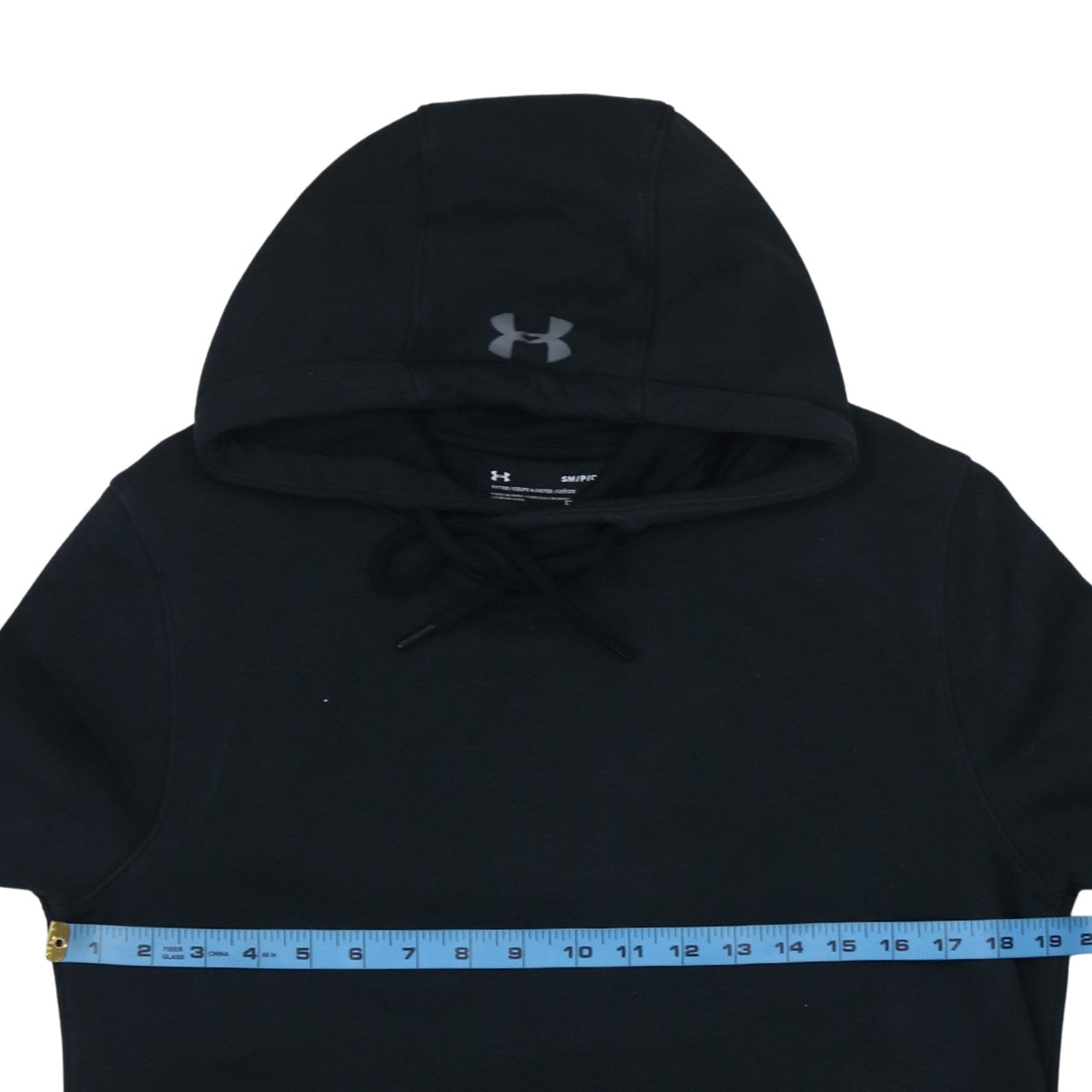 Under Armour Men’s Black ColdGear Pullover Hoodie Size S Fitted