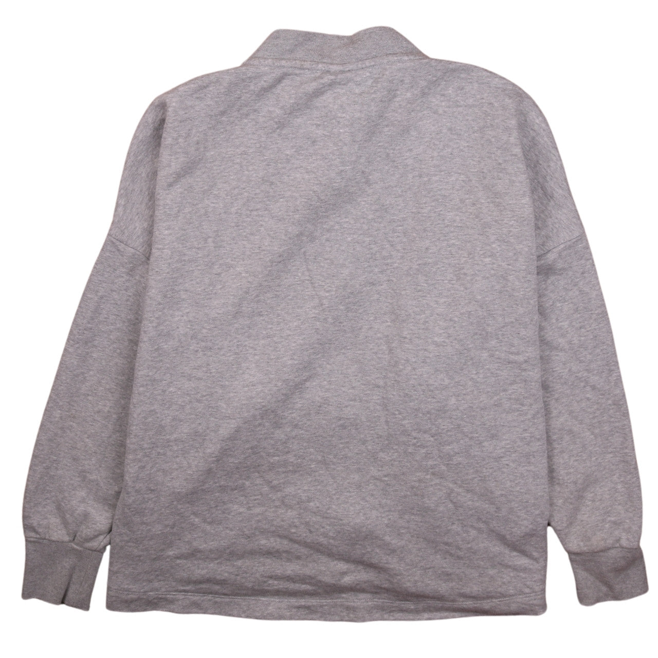 Nike Women's Grey Full Zip Sweatshirt Hoodie M - Classic Casual Style