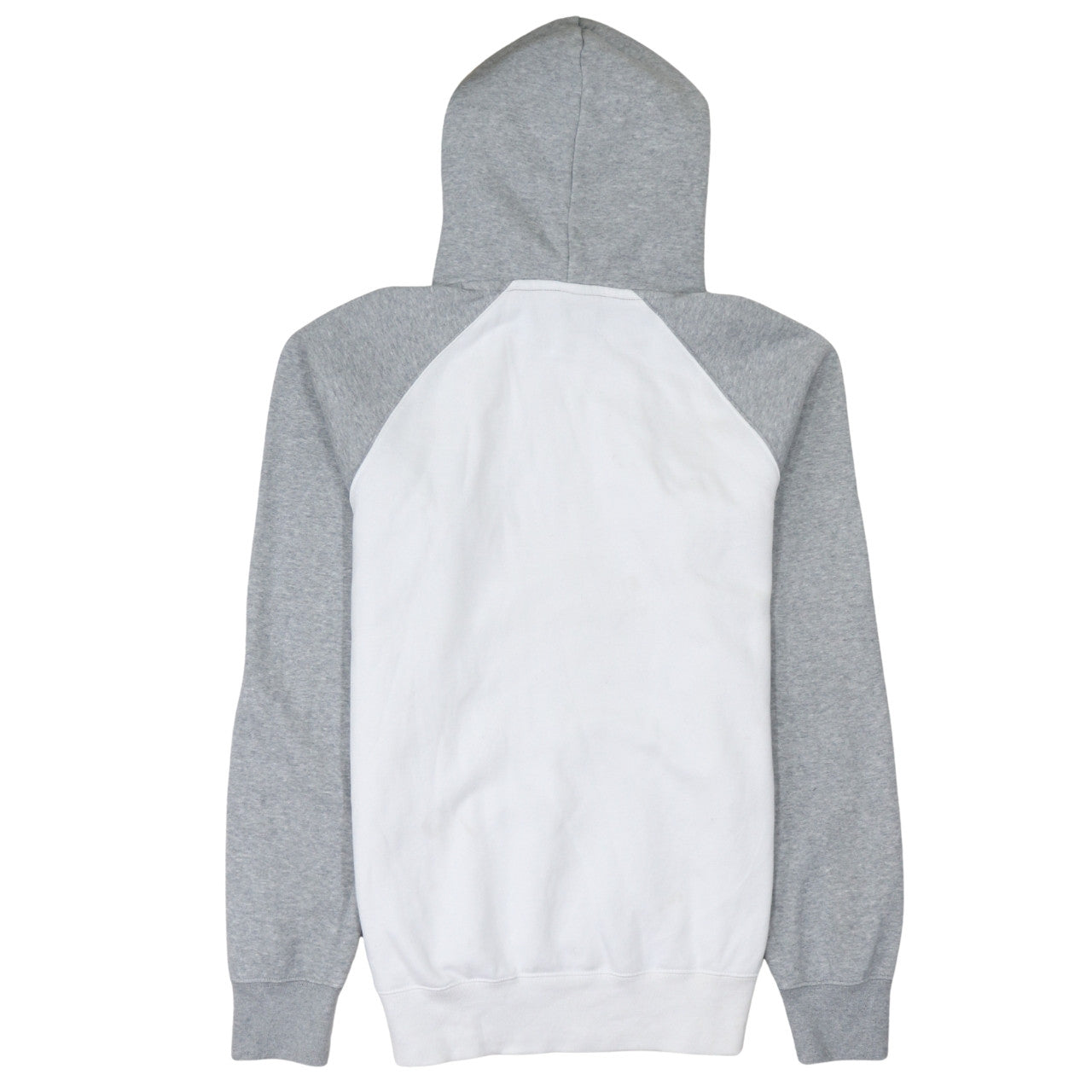 Champion Men's Grey White Pullover Hoodie Medium Logo Sports Cotton
