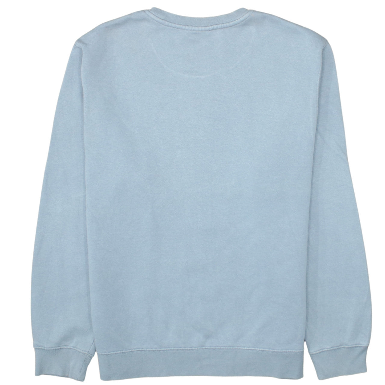 Nike Men's Blue Crew Neck Pullover Sweatshirt S Logo Cotton Blend