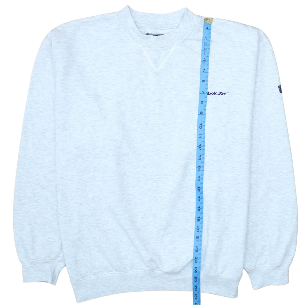 Reebok Men's Grey L Pullover Crew Neck Sweatshirt