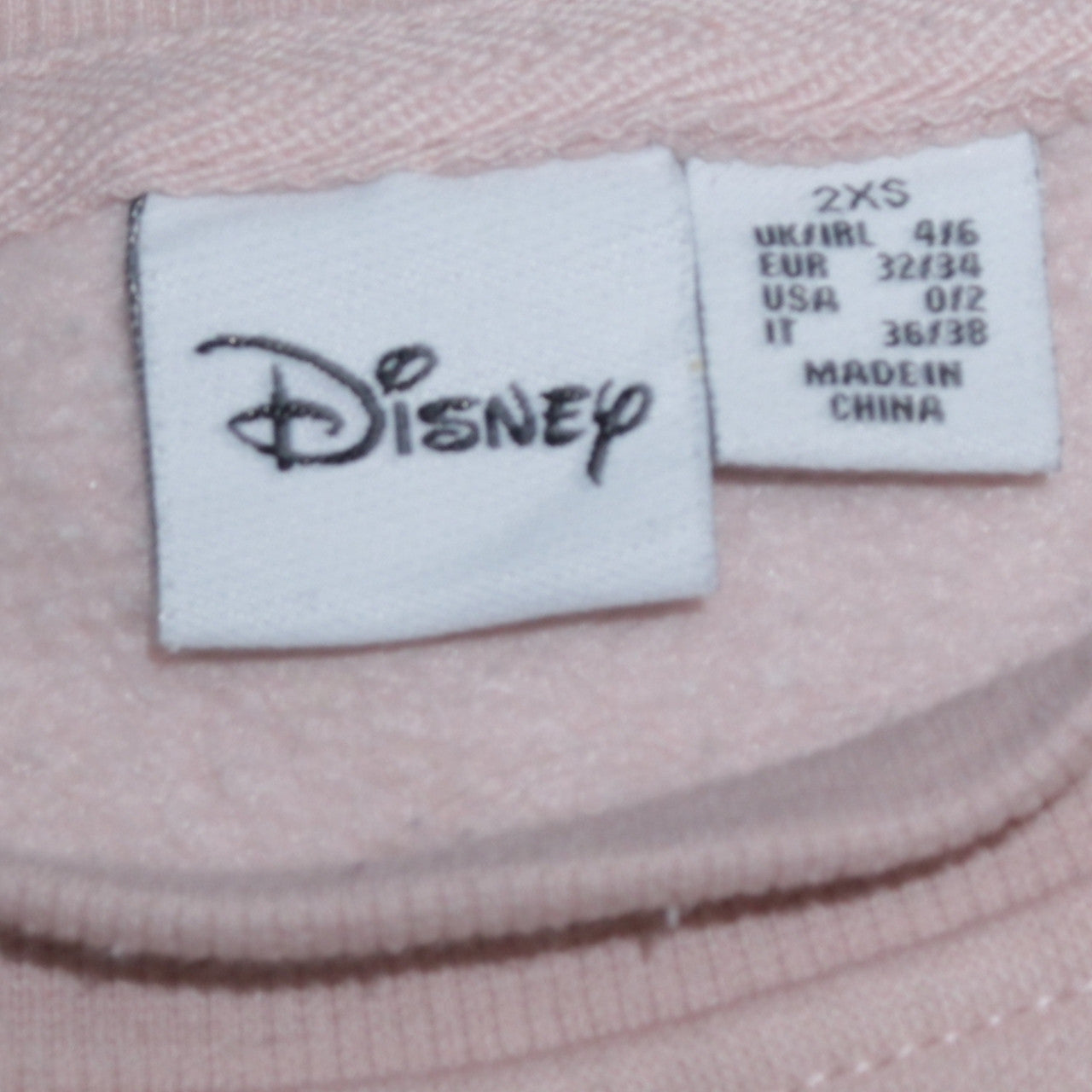 Disney Primark Cares Women Beige Minnie Mouse Pullover Sweatshirt 2XS