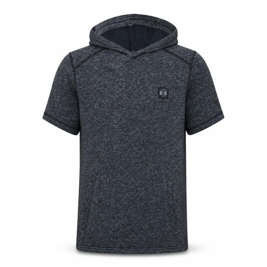 Under Armour Men's Grey Short Sleeve Hooded Athletic T-Shirt Size S