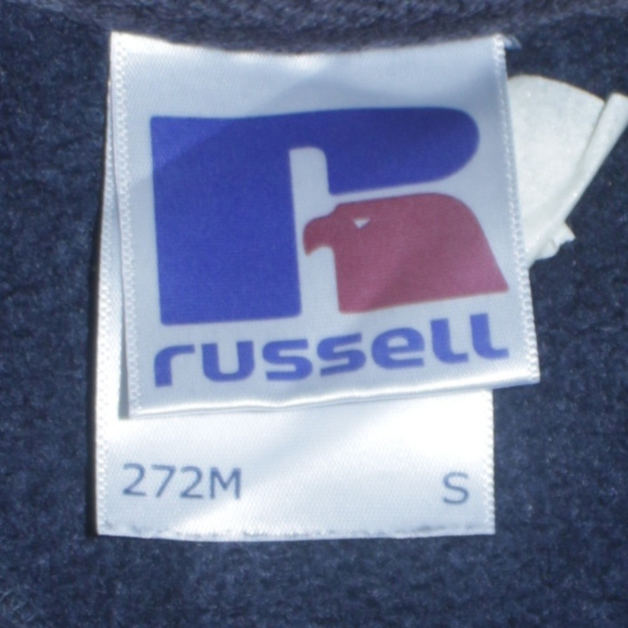 Russell Men's Blue V-Neck Pullover Sweatshirt Size S