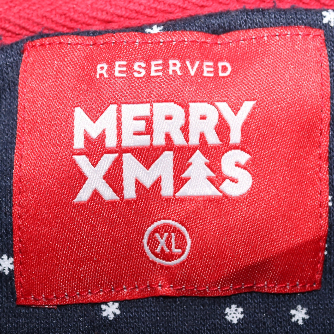Reserved Men's Blue XL Christmas Gingerbread Graphic Sweatshirt