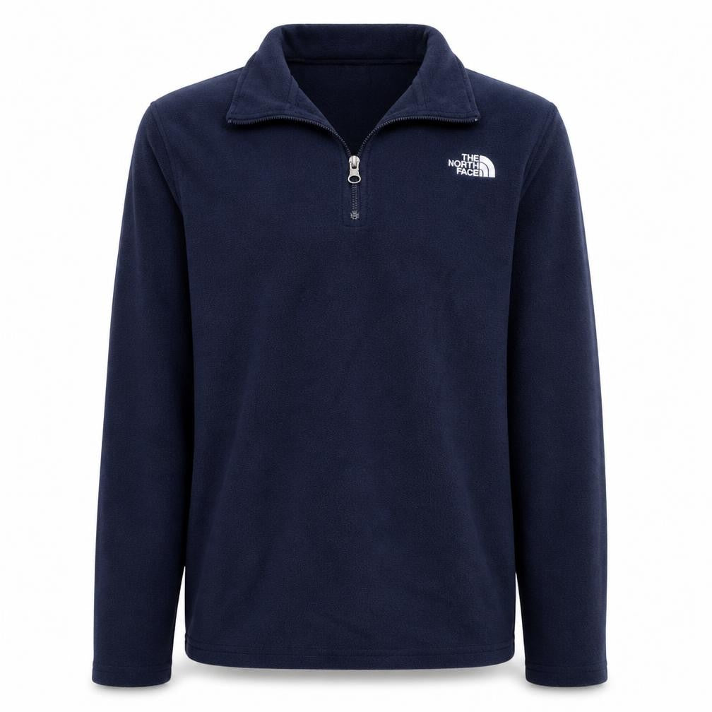 The North Face Boys Navy Blue XL Fleece 1/4 Zip Pullover Sweatshirt