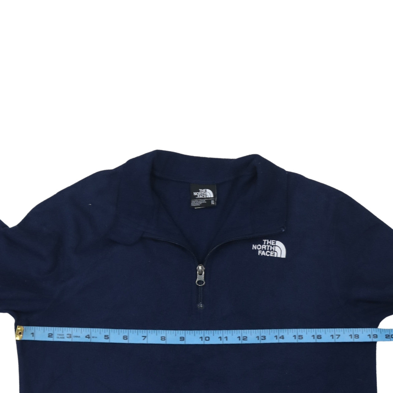 The North Face Boys Navy Blue XL Fleece 1/4 Zip Pullover Sweatshirt