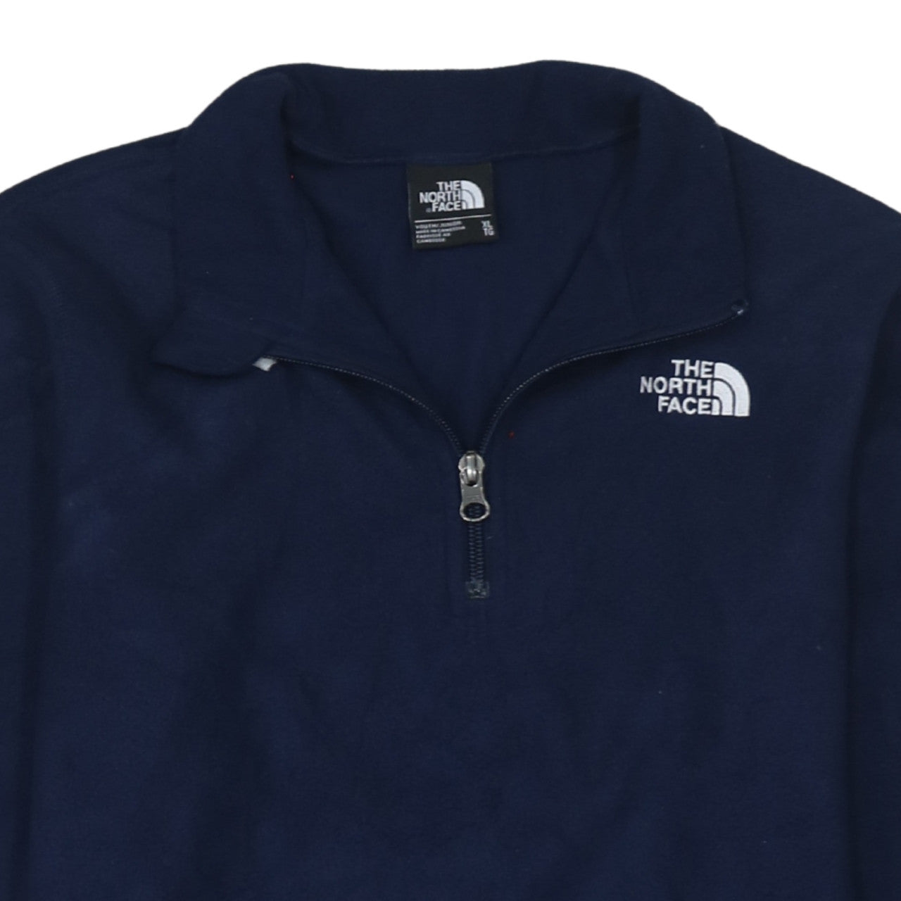 The North Face Boys Navy Blue XL Fleece 1/4 Zip Pullover Sweatshirt