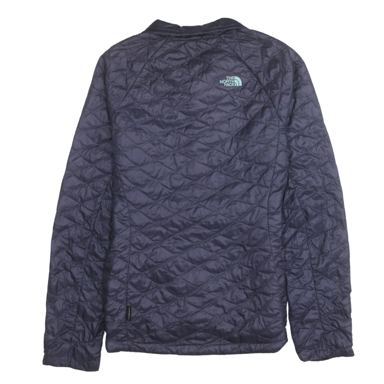 The North Face Unisex Blue Quilted Full Zip Jacket M