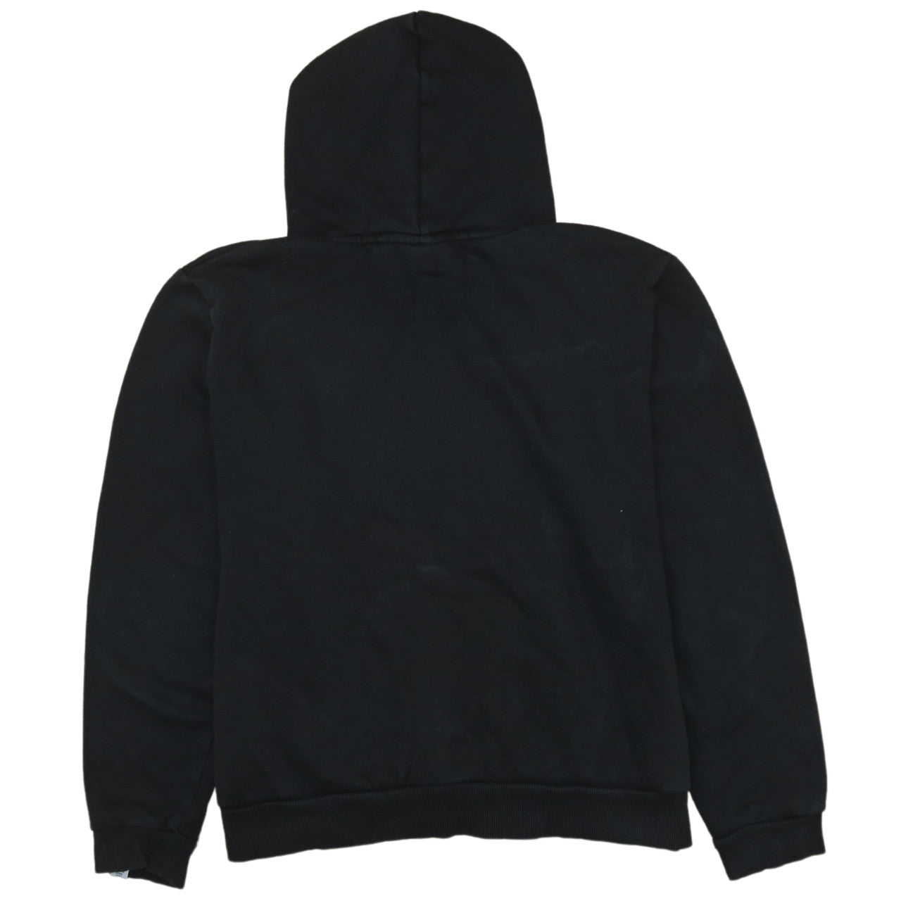 Puma Womens Black Pullover Hoodie Size 18 Logo Graphic Sweatshirt
