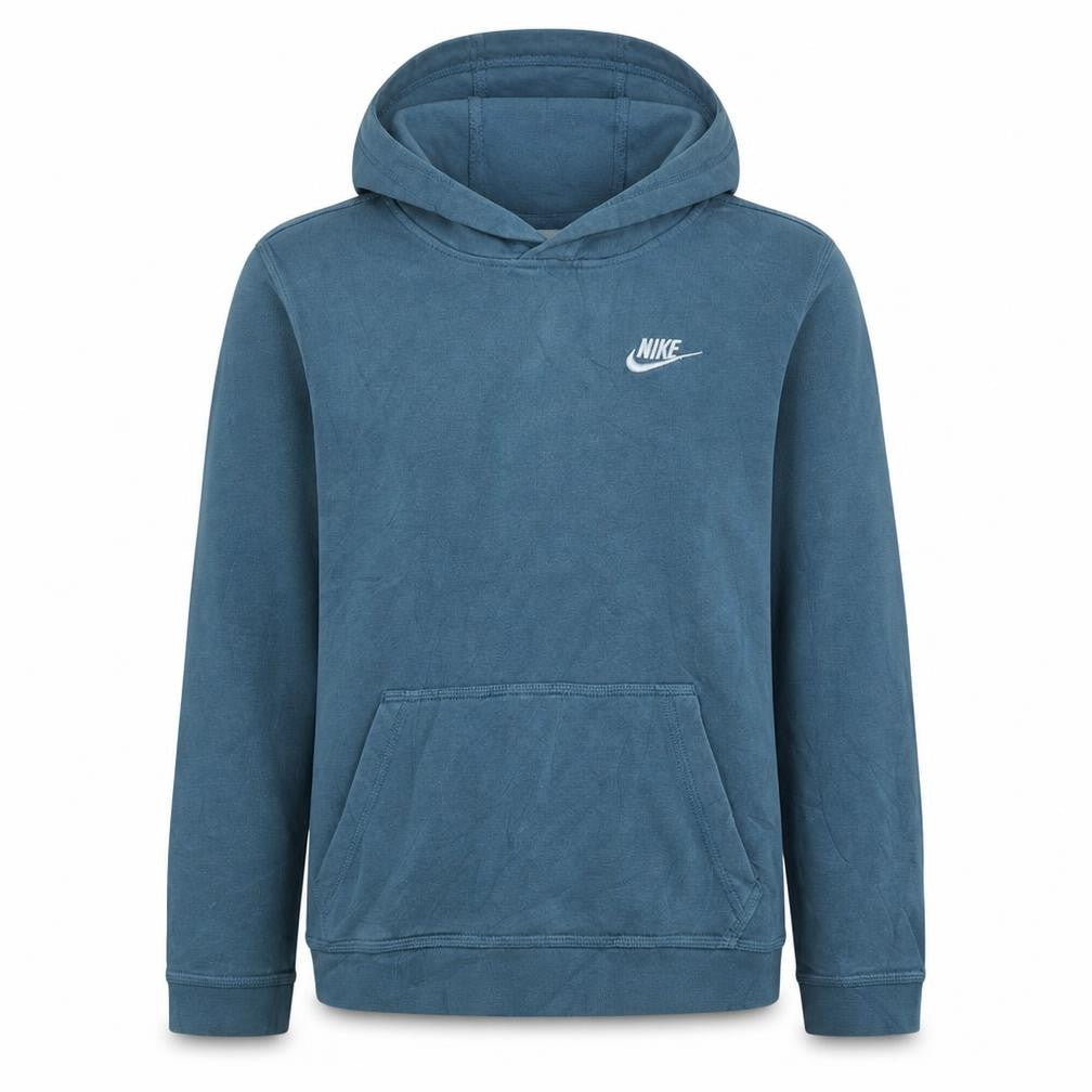 Nike Boys Blue Pullover Hoodie XL 158-170cm Casual Cotton Sweatshirt