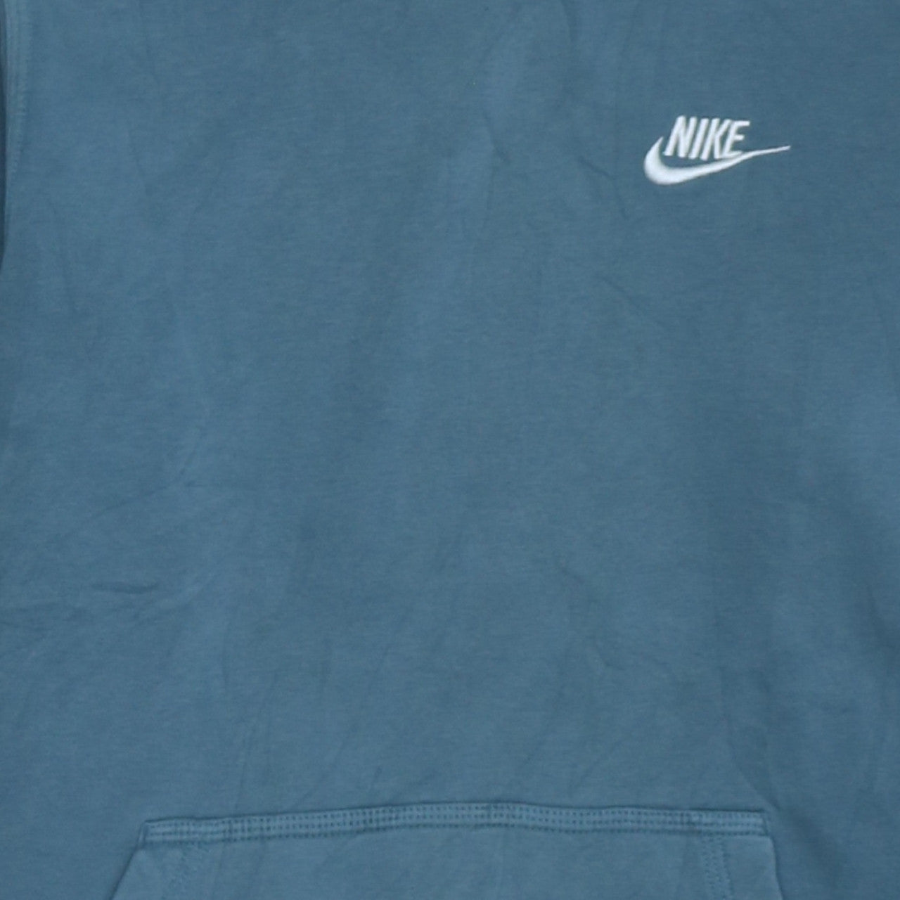 Nike Boys Blue Pullover Hoodie XL 158-170cm Casual Cotton Sweatshirt