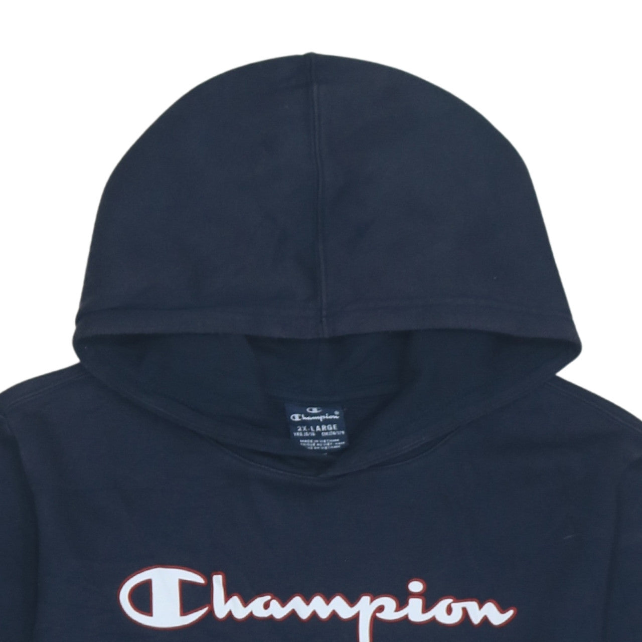 Champion Boys Blue Pullover Hoodie 15-16 Years Logo Fleece Sweatshirt