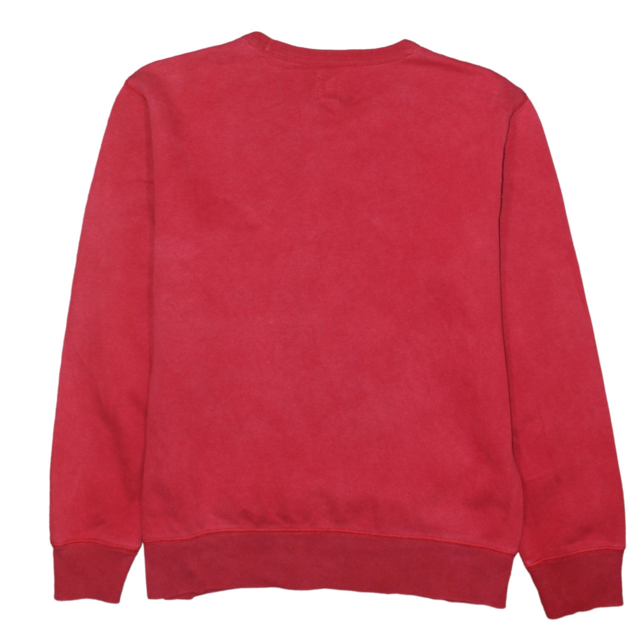 GAP Women Red Crew Neck Pullover Sweatshirt Size S Cotton Blend