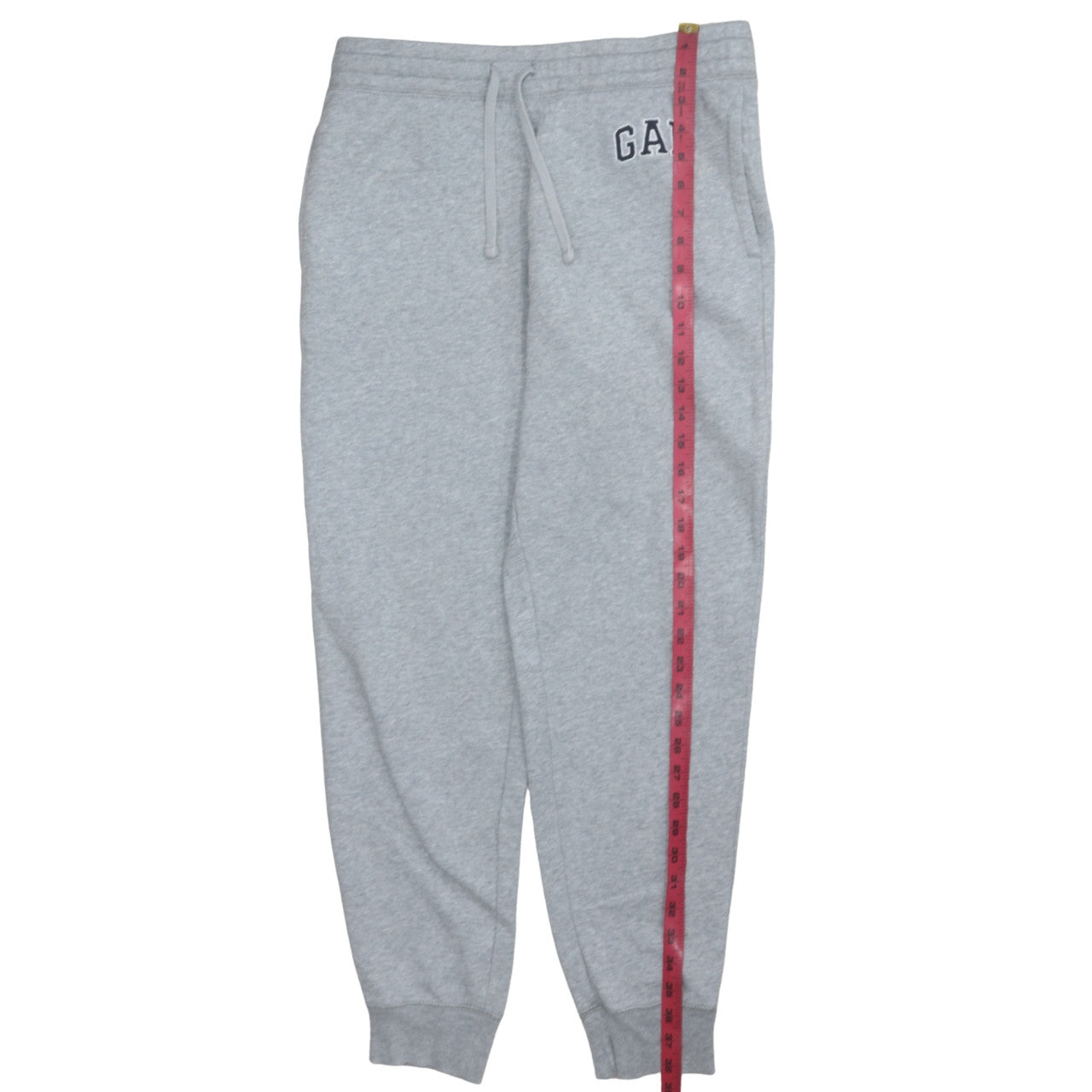 GAP Women Grey Fleece Jogger Sweatpants M Elastic Waist Comfort Fit