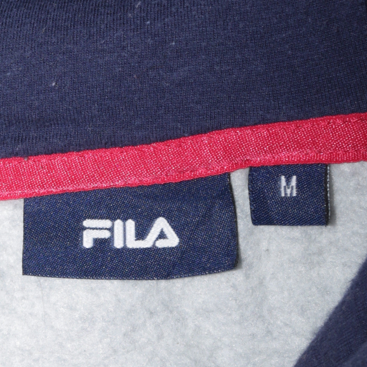 Fila Mens Grey Hoodie M Pullover Logo Hooded Sweatshirt