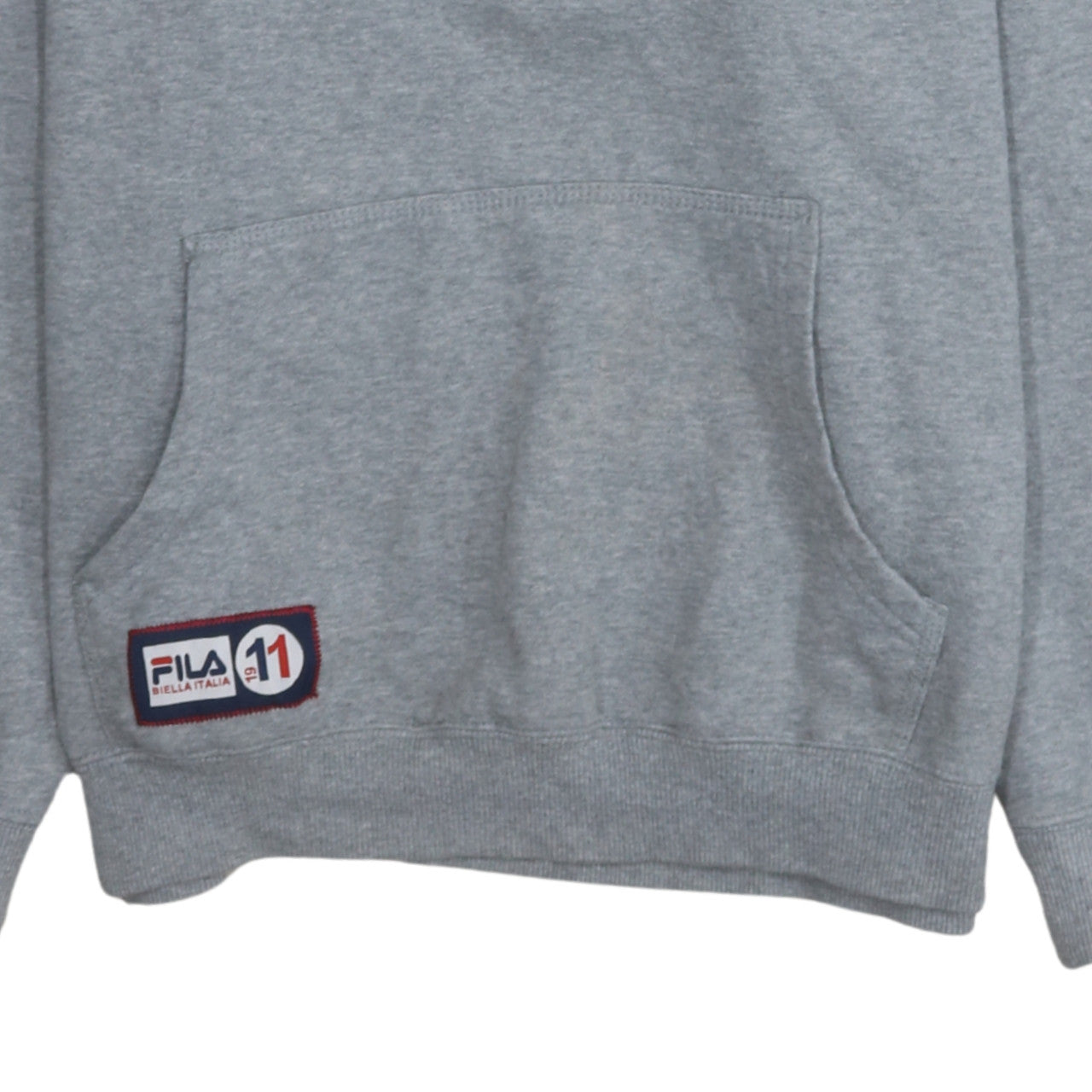Fila Mens Grey Hoodie M Pullover Logo Hooded Sweatshirt