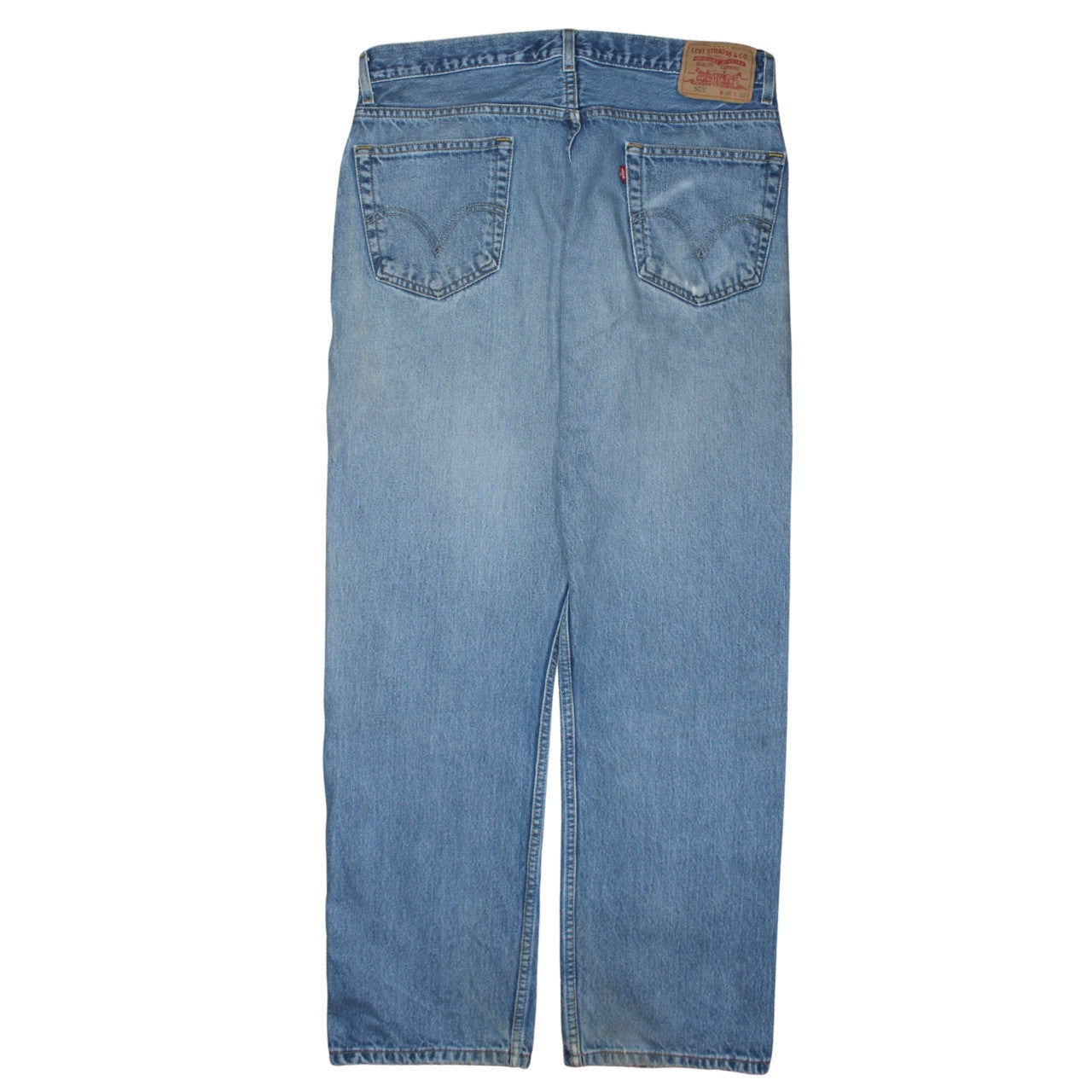 Levi's 505 Men's Blue Regular Fit Straight Leg Jeans W36 L30