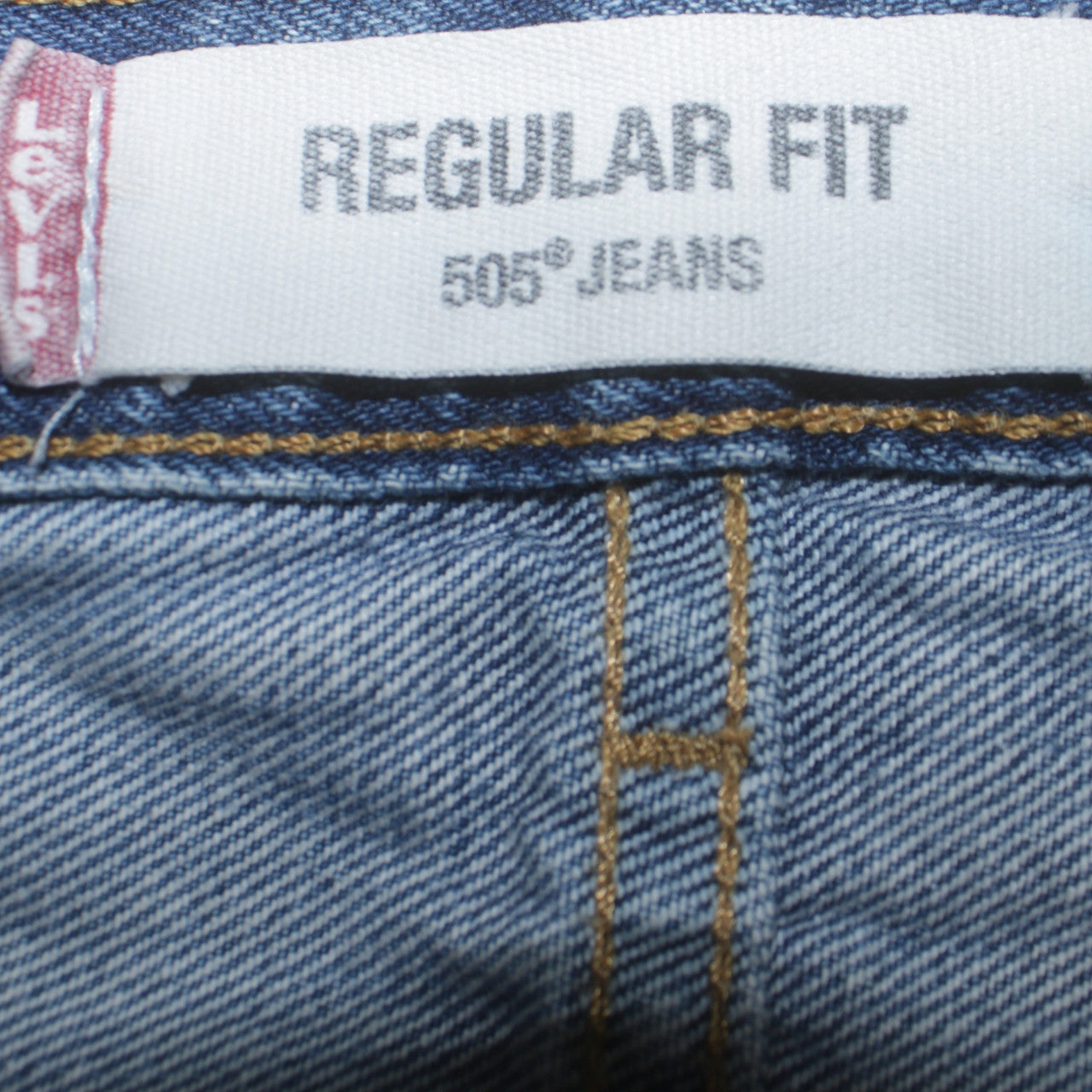 Levi's 505 Men's Blue Regular Fit Straight Leg Jeans W36 L30