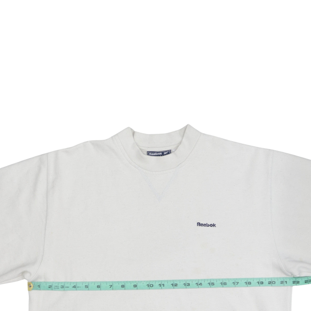 Reebok Essentials Women's White Size 12 Crew Neck Sweatshirt