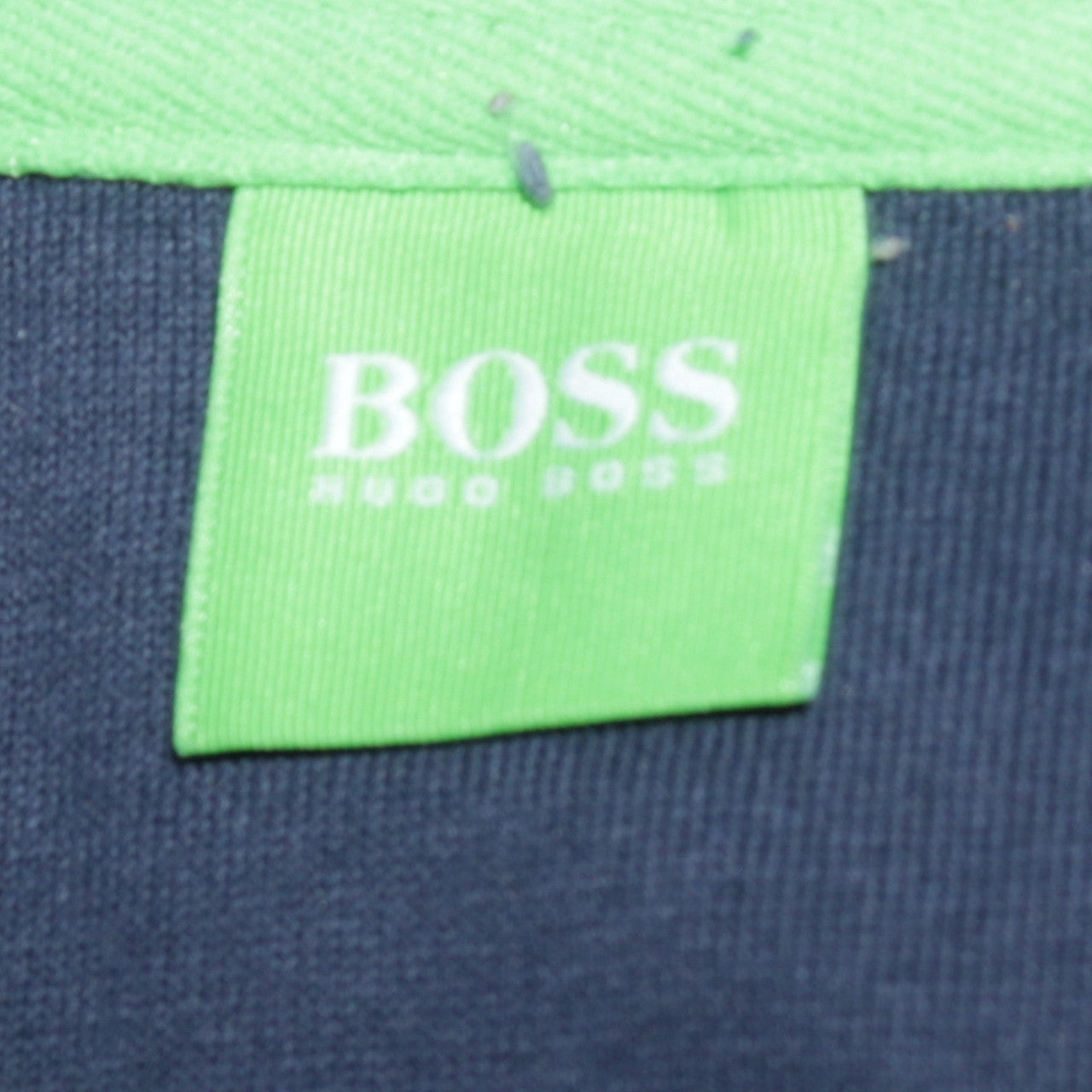 Hugo Boss Men's Blue Long Sleeve Polo Shirt XL Cotton Logo Collar