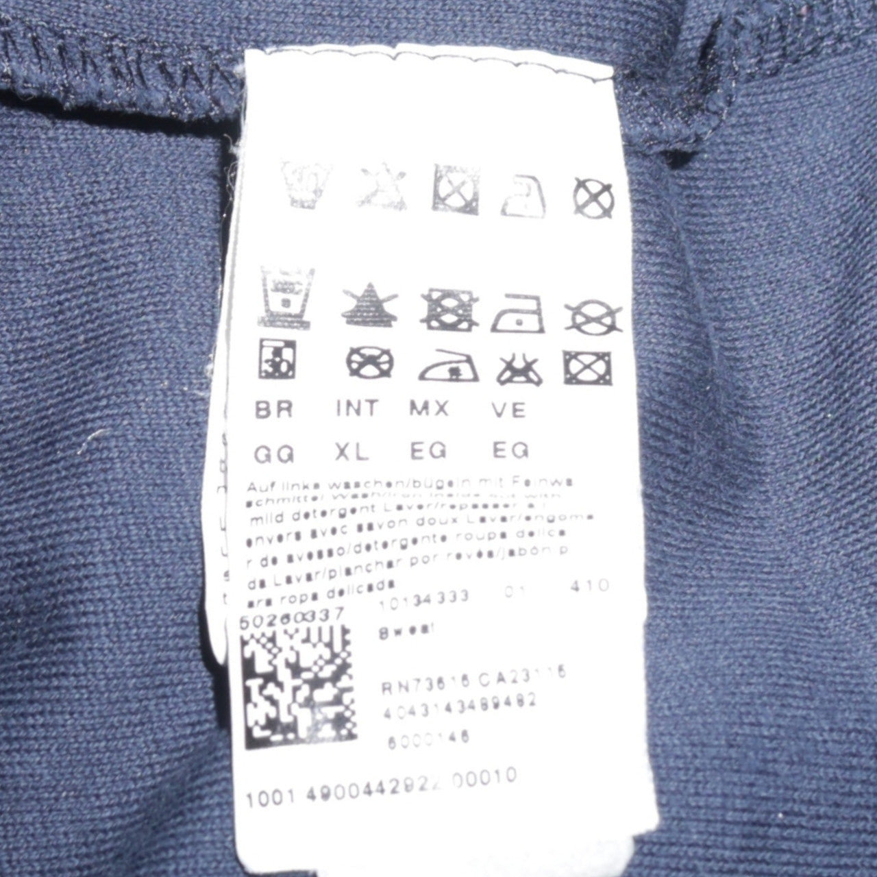 Hugo Boss Men's Blue Long Sleeve Polo Shirt XL Cotton Logo Collar