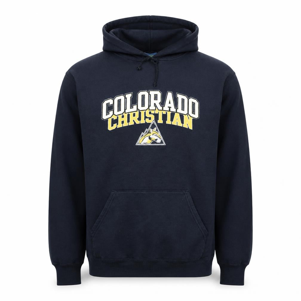 Champion Men's Blue Colorado Christian Pullover Hoodie Size L