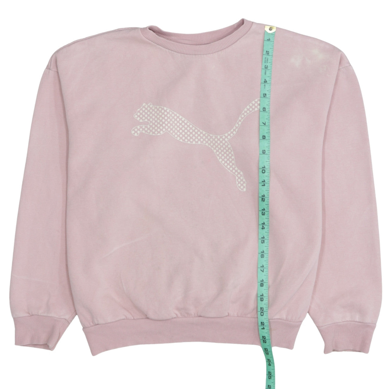 Puma Women's Pink Crew Neck Pullover Sweatshirt Size L