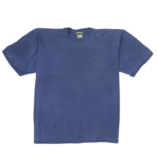 The North Face Men's Blue Cotton Crew Neck Short Sleeve T-Shirt Size M