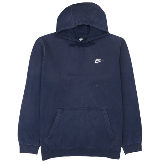 Nike Men's Blue XL Pullover Hoodie Fleece Logo Sportswear