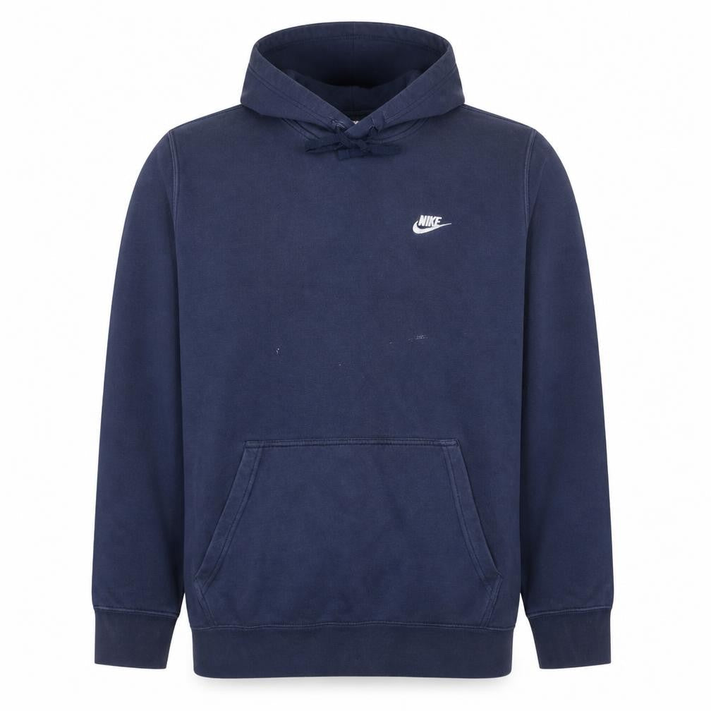 Nike Men's Blue XL Pullover Hoodie Fleece Logo Sportswear
