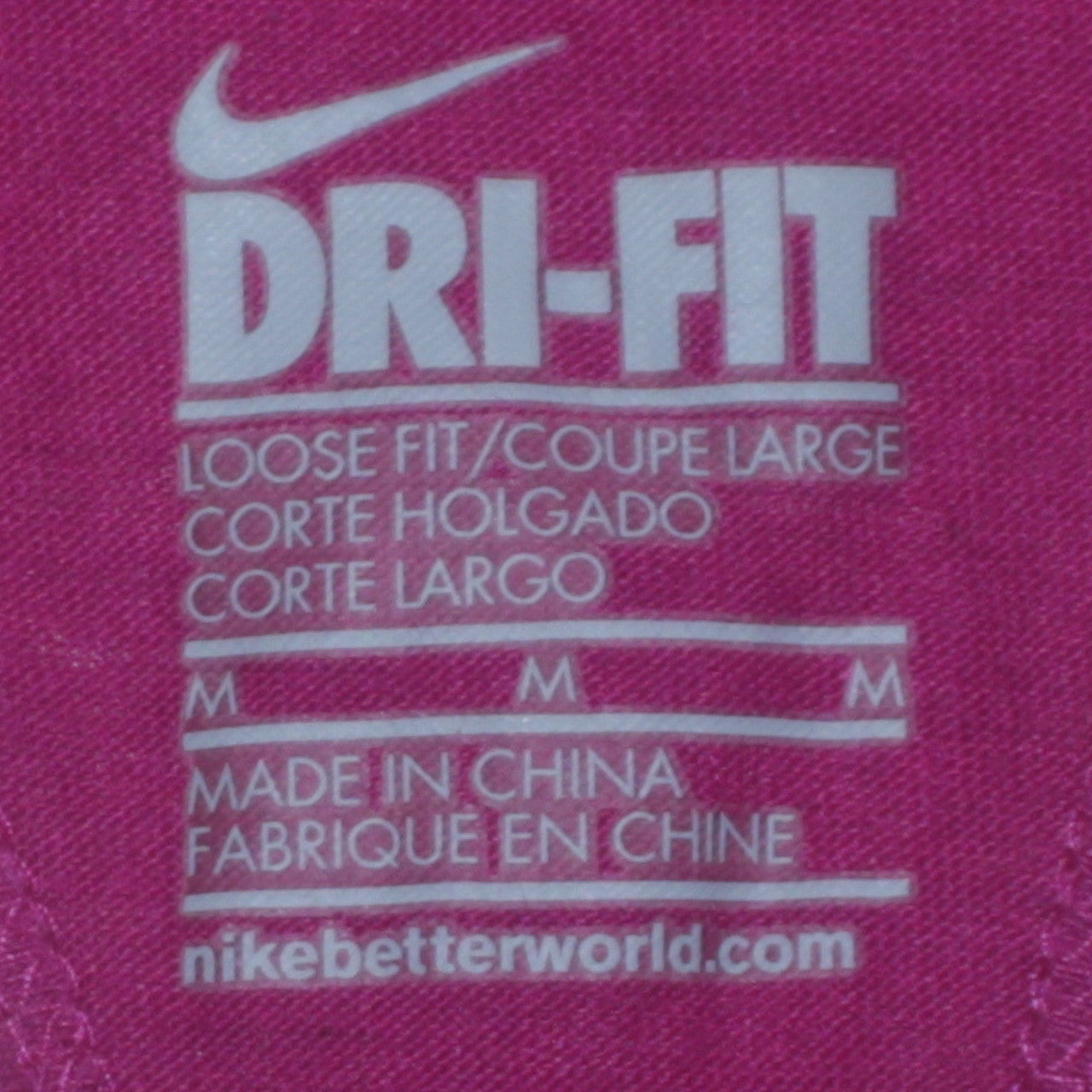 Nike Womens Pink Dri-Fit Racerback Tank Top M Activewear